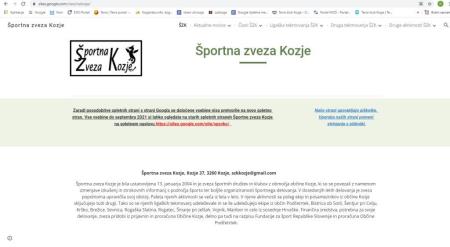 spletna stran ŠZK1